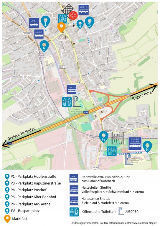 Grossansicht in neuem Fenster: Plan Start-Ziel-Parken-Shuttle 2026 Grossansicht in neuem Fenster: Plan Start-Ziel-Parken-Shuttle 2026