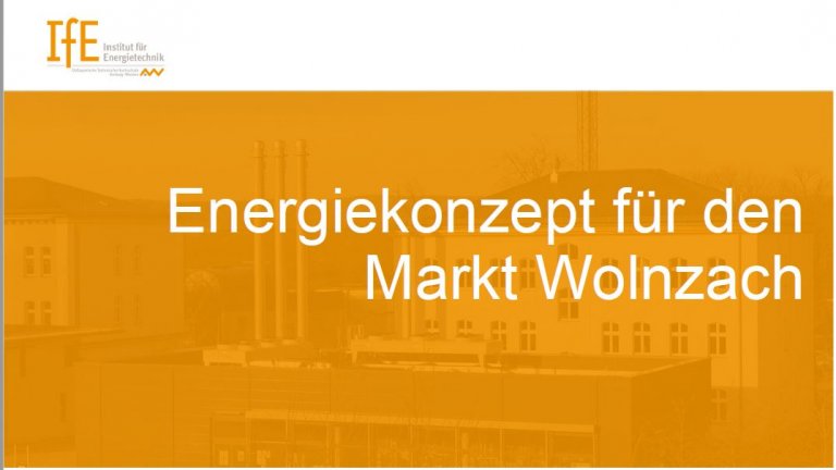 Energiekonzept für den Markt Wolnzach ifE