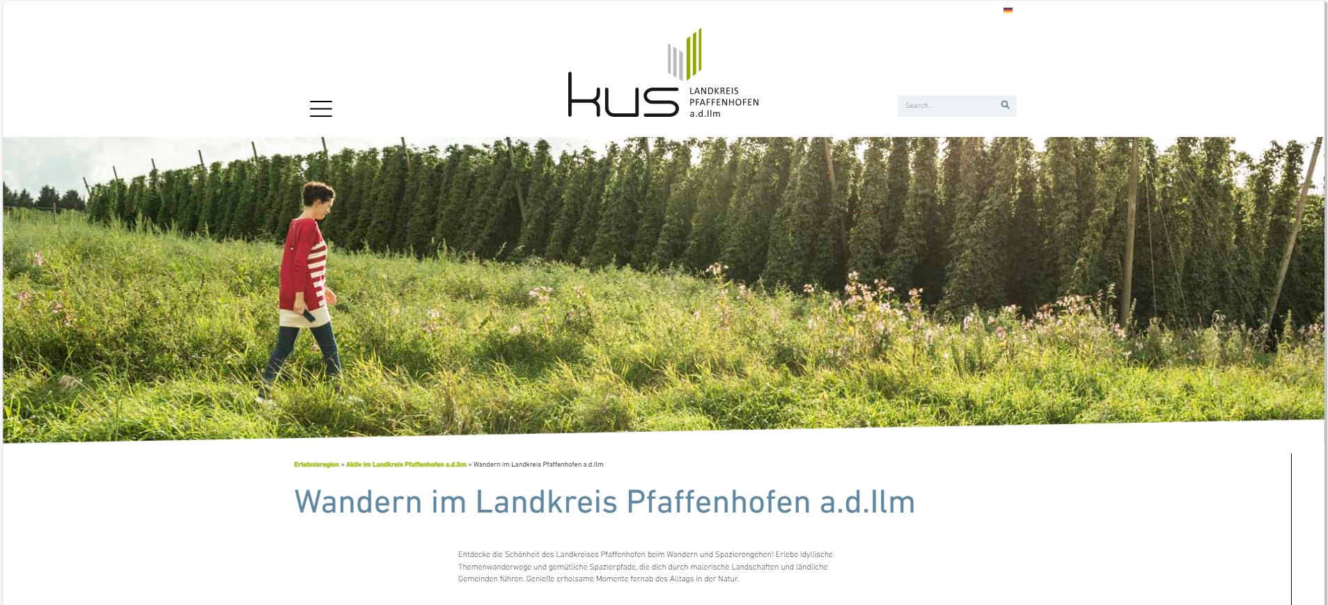 Grossansicht in neuem Fenster: KUS Pfaffenhofen Wandern