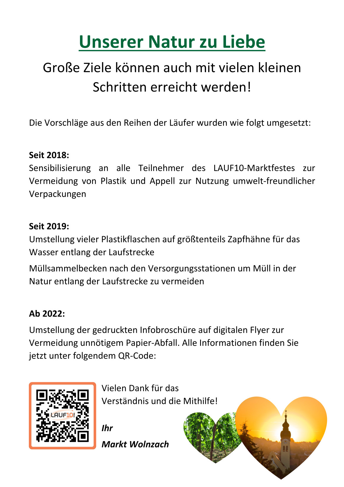 Grossansicht in neuem Fenster: Umweltgedanke Informationsblatt zum Lauf10 Grossansicht in neuem Fenster: Umweltgedanke Informationsblatt zum Lauf10