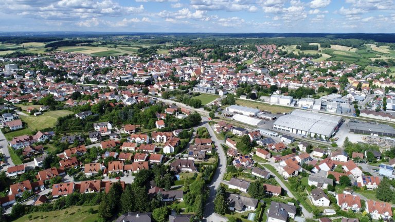 Markt Wolnzach Luftbild